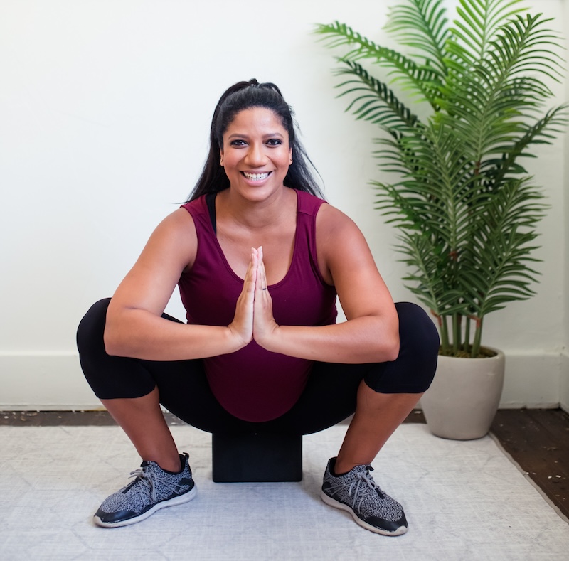 deep squat stretches for labor